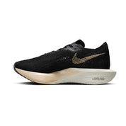 Men's Nike ZoomX Vaporfly Next% 3 Running Shoe - Black/Mtlc Gold Grain/Black Oatmeal - Regular (D)