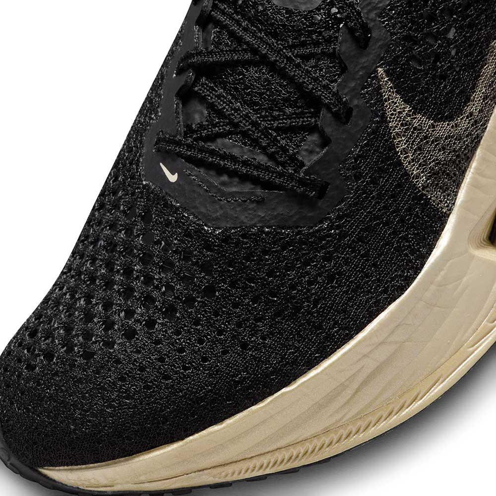 Women's Nike ZoomX Vaporfly Next% 3 Running Shoe - Black/Mtlc Gold Grain/Black Oatmeal - Regular (B)