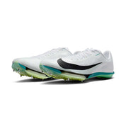 Men's Nike Air Zoom Maxfly 2 Track & Field Sprinting Spikes - White/Black/Bright Spruce/Barely Green - Regular (D)