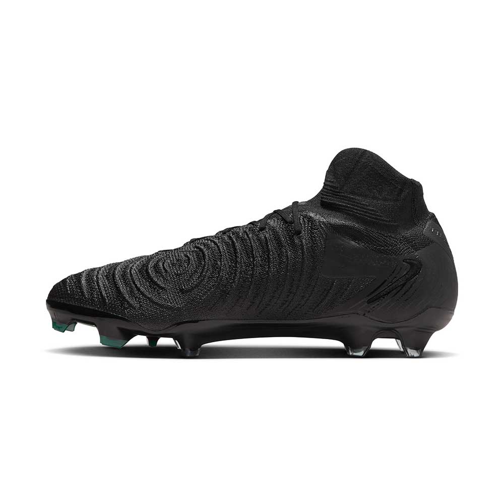 Nike Phantom Luna 2 Elite Soccer Cleat - Black/Black-Deep Jungle - Regular (D)