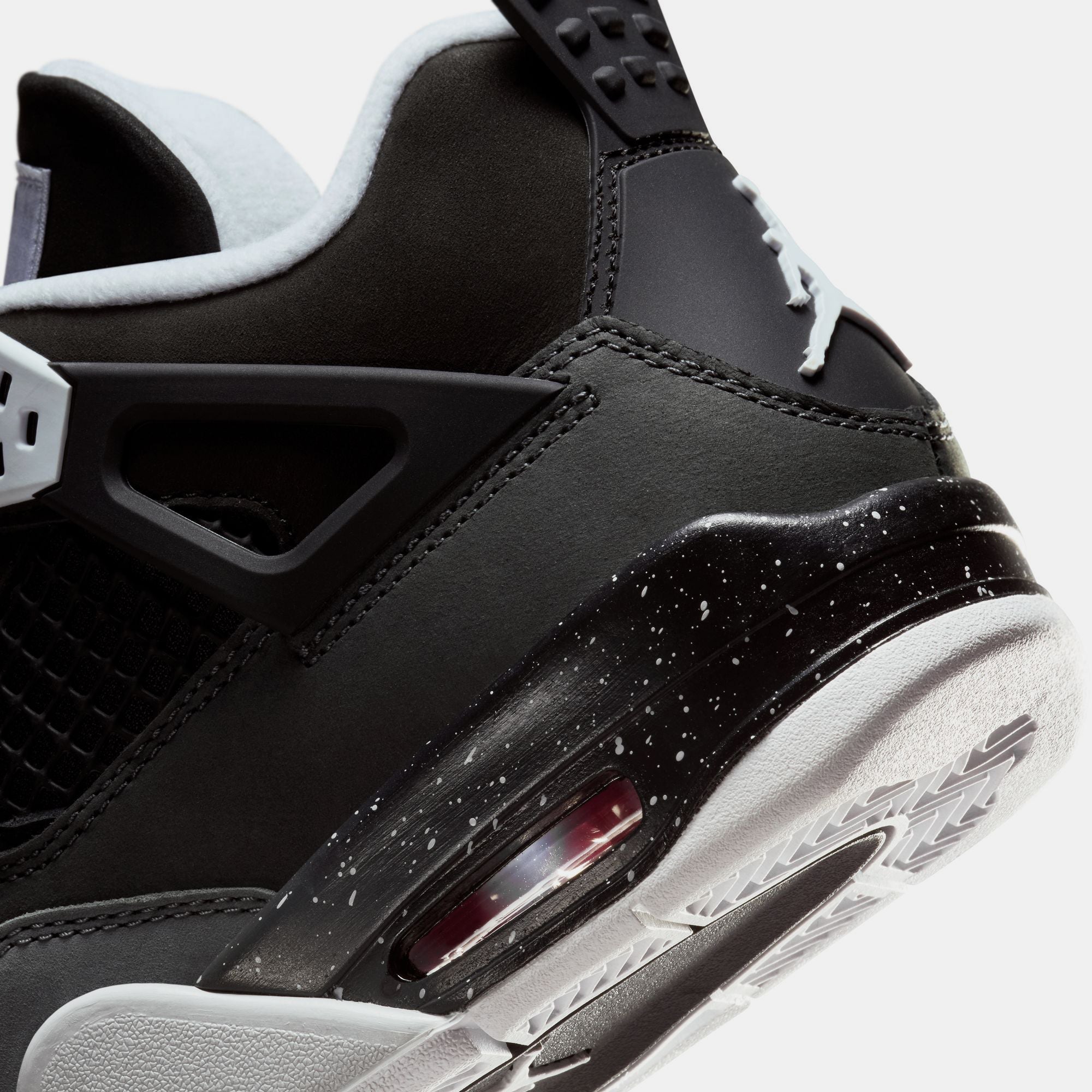 Air Jordan 4 Retro 'Fear' (GS) - Black/White