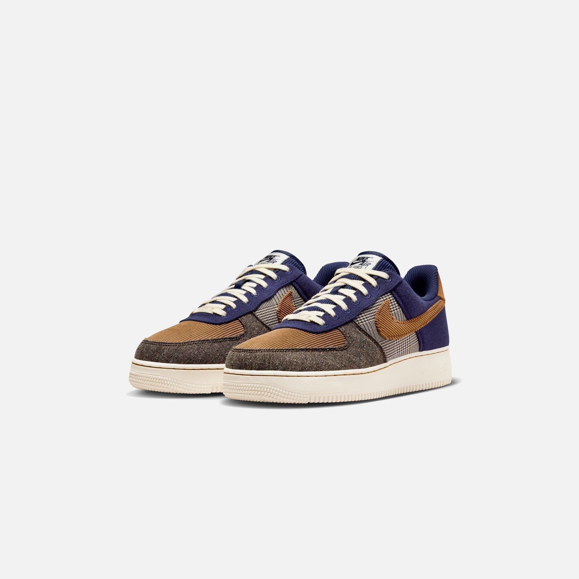 Nike Air Force 1 `07 PRM - Midnight Navy / Ale Brown / Pale Ivory