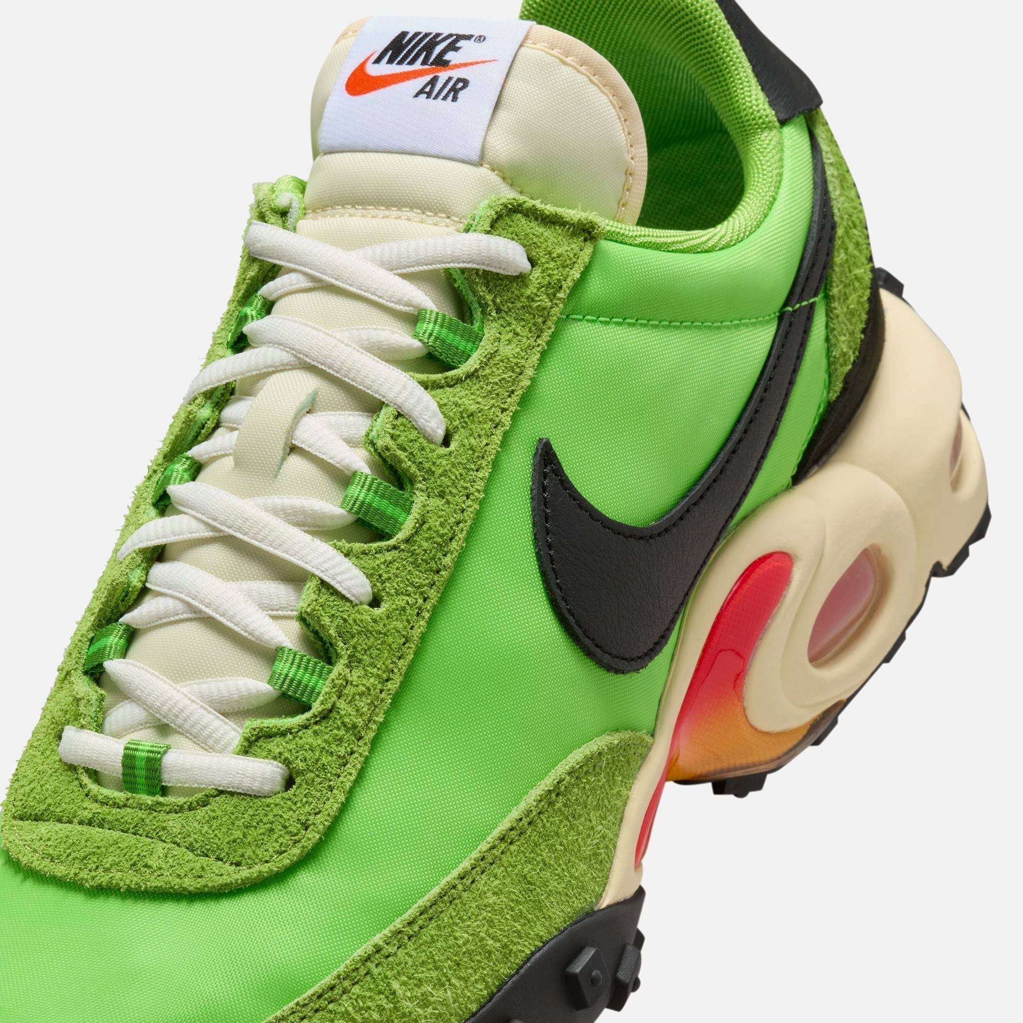 Nike Air Max Waffle SP - Action Green / Black / Orange