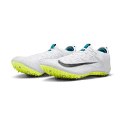 Men's Nike Superfly Elite 2 Track & Field Sprinting Spikes - White/Electric Algae/Bright Spruce - Regular (D)