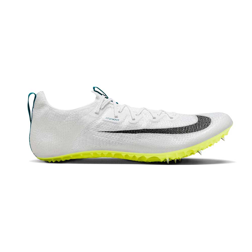 Men's Nike Superfly Elite 2 Track & Field Sprinting Spikes - White/Electric Algae/Bright Spruce - Regular (D)