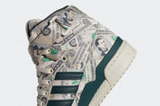 Adidas Originals x Jeremy Scott Forum Wings Hi Money - Bliss/Green Night