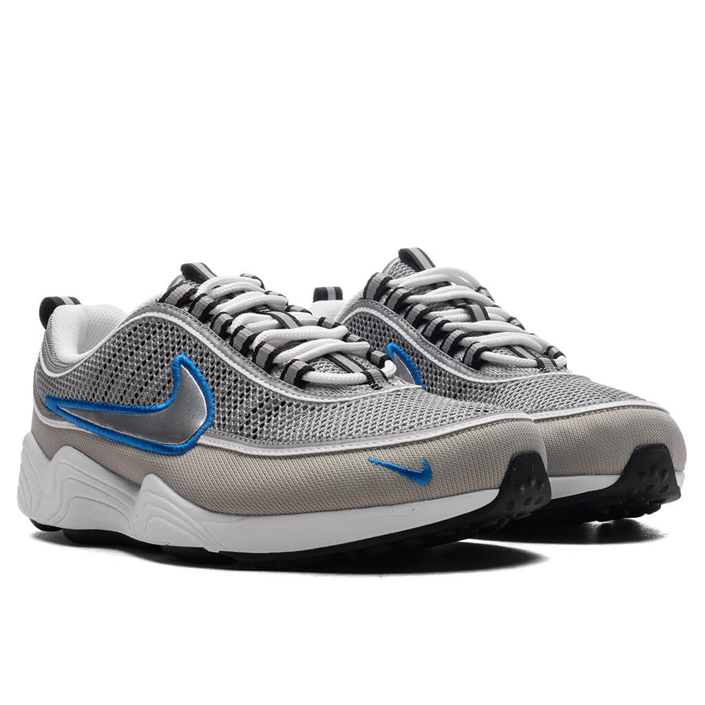 Air Zoom Spiridon SP - Metallic Silver/Signal Blue/White