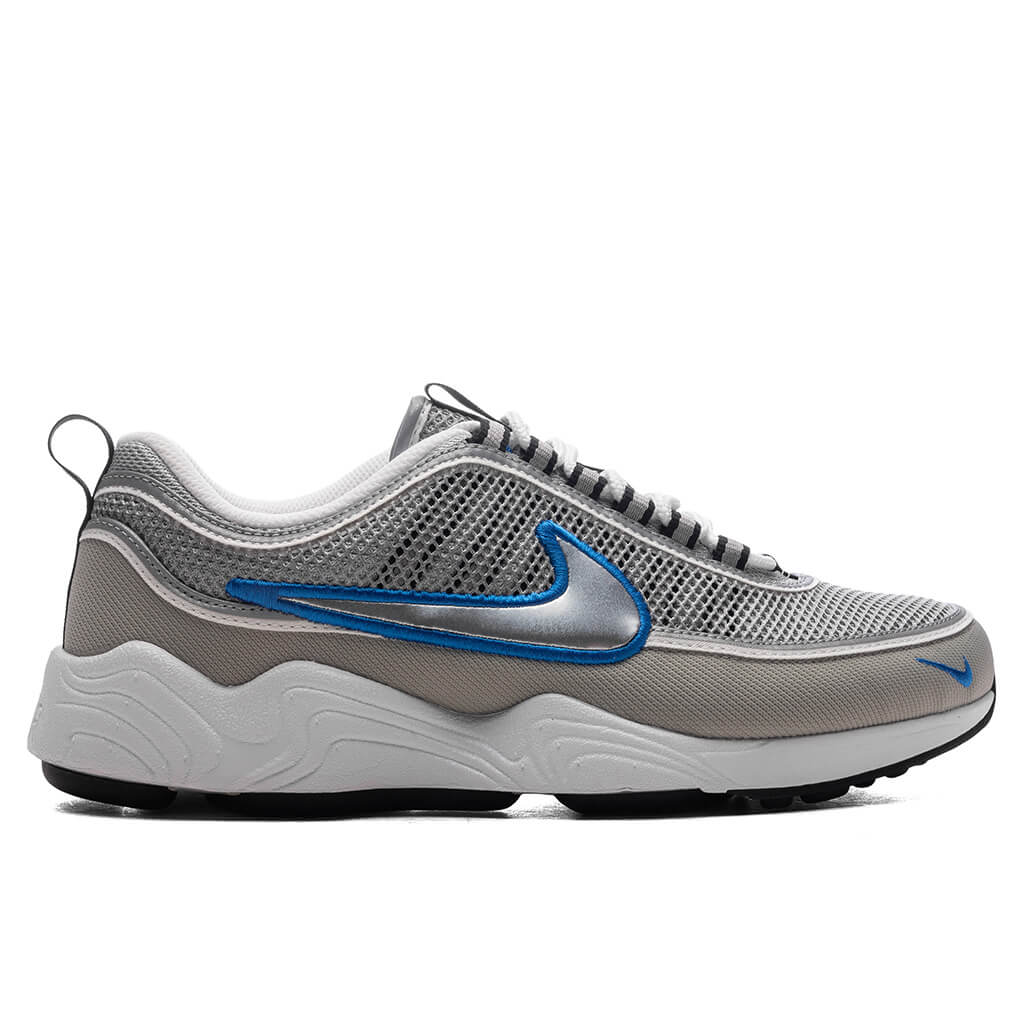 Air Zoom Spiridon SP - Metallic Silver/Signal Blue/White