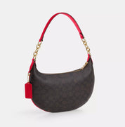 Coach Medium Payton Hobo in Signature Canvas & Leather