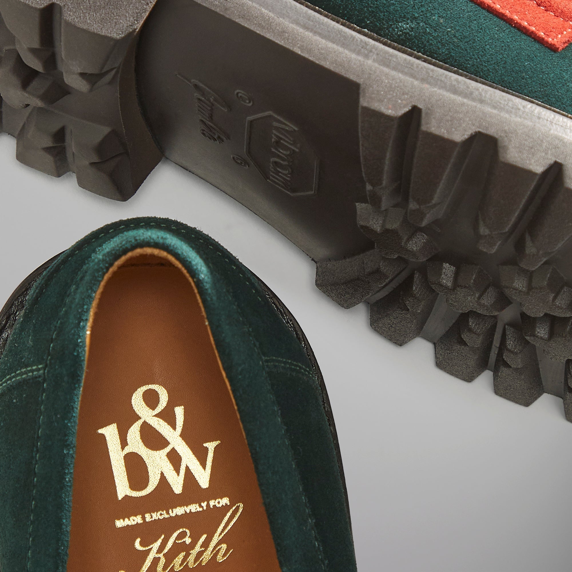 Kith for Blackstock & Weber The Mason Horse Bit Loafer - Emerald / Tan