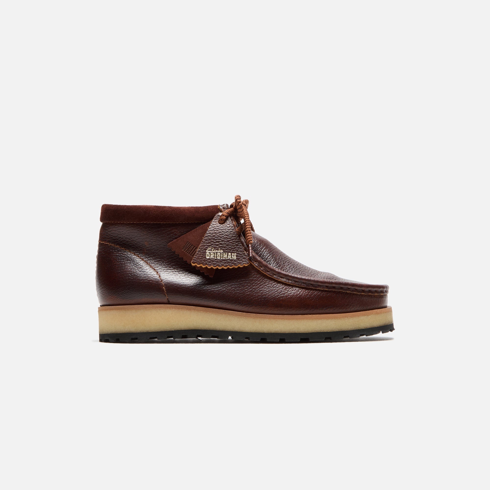 Clarks Wallabee Scout - Dark Tan Leather