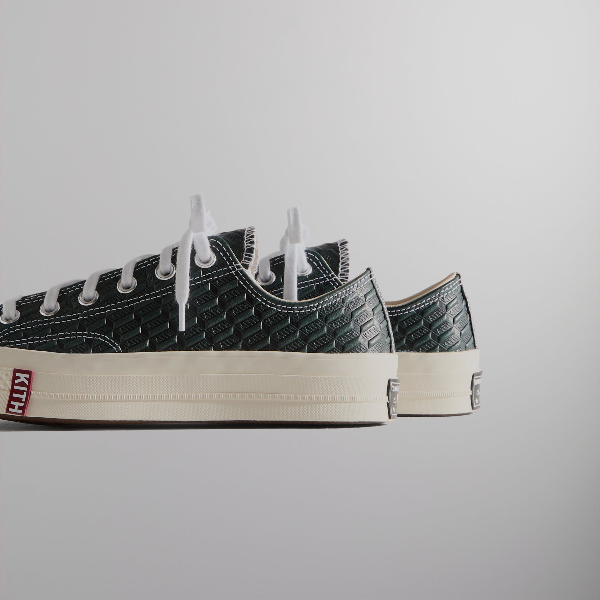 Kith for Converse Chuck Taylor All Star 1970 Ox - Black / Scarab / Egret Deco