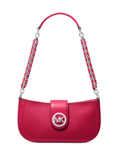 Michael Michael Kors Carmen Leather Shoulder Bag