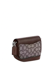 Coach Amelia Saddle Bag In Signature Jacquard