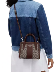 Coach Andrea Carryall Bag In Signature Jacquard