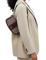 Coach Andrea Shoulder Bag In Signature Jacquard