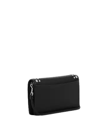 Coach Anna Foldover Clutch Crossbody With Rivets