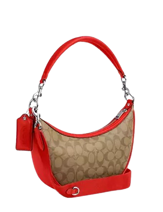 Coach Aria Shoulder Bag In Signature Canvas