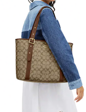 Coach Ashton Tote In Signature Canvas