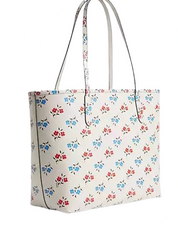 Coach City Tote Bag With Floral Print