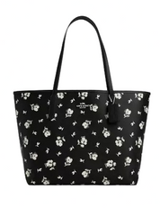 Coach City Tote With Floral Print