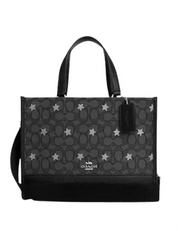 Coach Dempsey Carryall In Signature Jacquard With Star Embroidery