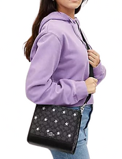 Coach Dempsey Tote 22 In Signature Jacquard With Star Embroidery