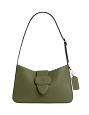 Coach Eliza Shoulder Bag With Leather Covered Closure