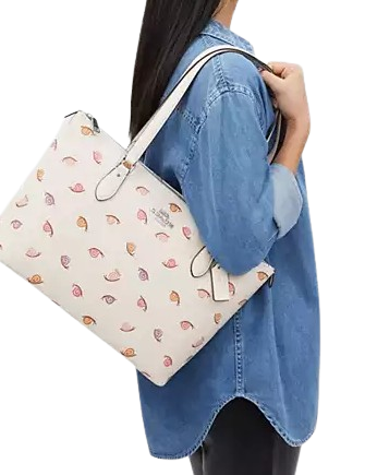 Coach Gallery Tote Bag With Snail Print