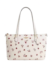 Coach Gallery Tote With Ladybug Floral Print