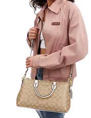 Coach Georgia Satchel In Signature Canvas