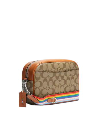 Coach Jamie Camera Bag In Signature Canvas With Patches