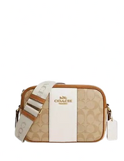 Coach Jamie Camera Bag In Signature Canvas With Stripe