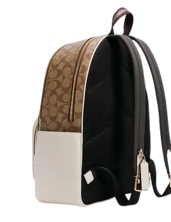 Coach Large Court Backpack In Signature Canvas