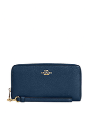 Coach Long Zip Around Wallet