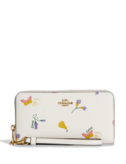 Coach Long Zip Around Wallet With Dreamy Veggie Print