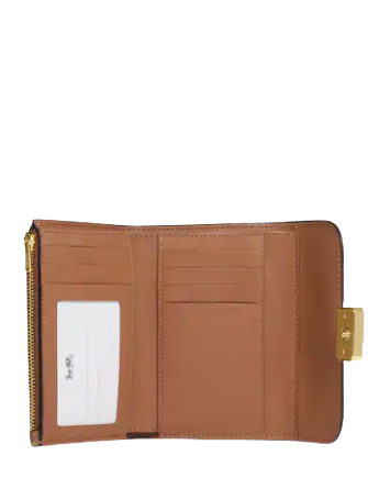 Coach Medium Grace Wallet In Signature Canvas