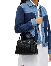 Coach Mini Darcie Carryall With Signature