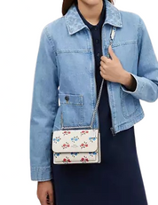 Coach Mini Klare Crossbody With Floral Print