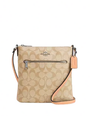 Coach Mini Rowan File Bag In Signature Canvas