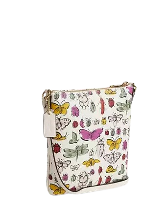 Coach Mini Rowan File Bag With Creature Print