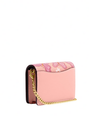 Coach Mini Wallet On A Chain With Lovely Butterfly Print