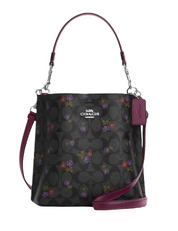 Coach Mollie Bucket Bag 22 In Signature Canvas With Country Floral Print