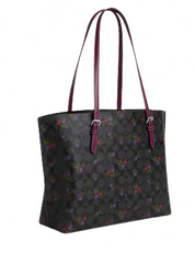 Coach Mollie Tote In Signature Canvas With Country Floral Print