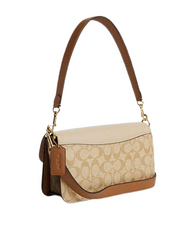 Coach Morgan Shoulder Bag In Blocked Signature Canvas