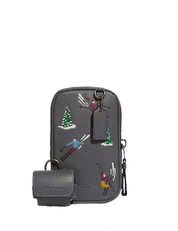 Coach Multifunction Phone Pack With Ski Slopes Print