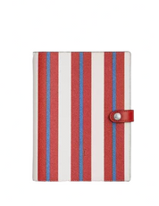 Coach Notebook With Stripe Print