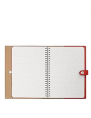 Coach Notebook With Stripe Print