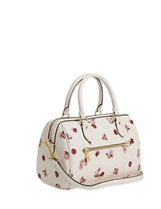 Coach Rowan Satchel With Ladybug Floral Print