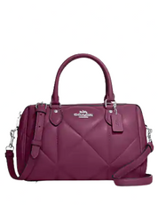 Coach Rowan Satchel With Puffy Diamond Quilting